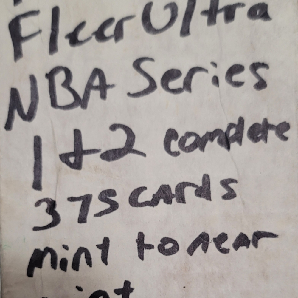 92-93 Fleer Ultra NBA Series 1 & 2 Complete Set